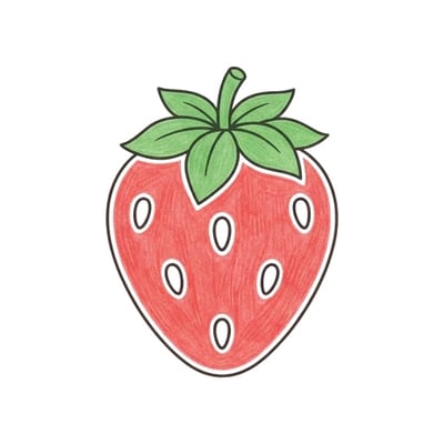 Juicy Strawberry, colored example