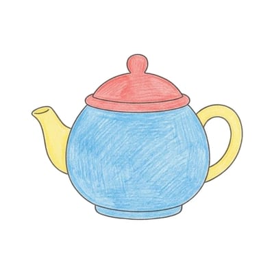 Simple Teapot, colored example
