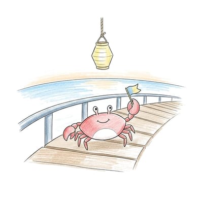 Crab Lantern Festival, colored example