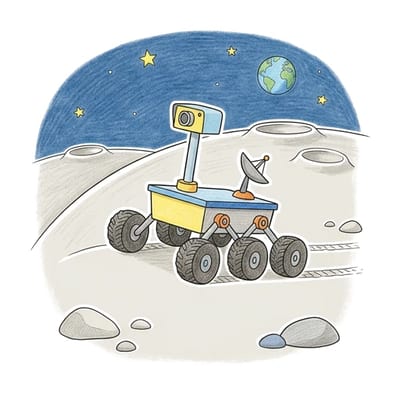 Moon Rover Ridge, colored example
