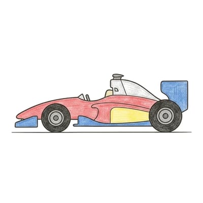 F1 Side Profile, colored example