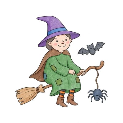 Witch Broom Wave, colored example