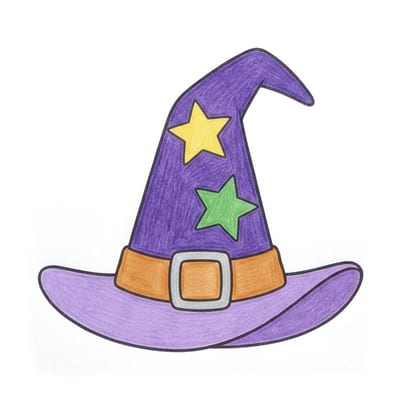 Witch Hat Star, colored example