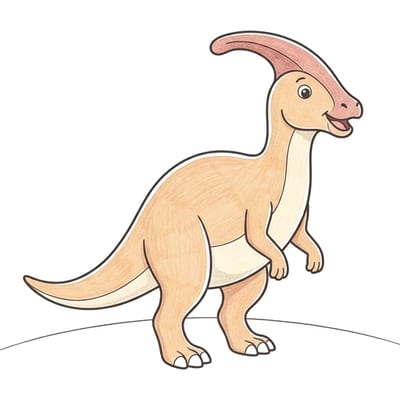 Parasaurolophus Wave, colored example