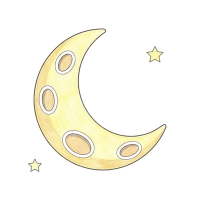 Moon Crater, colored example
