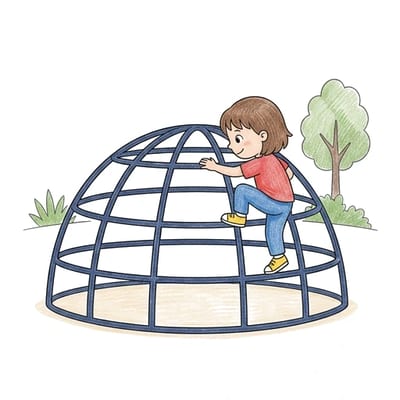 Climbing Dome, colored example