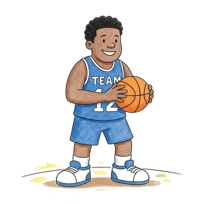 Basketball Pass, colored example