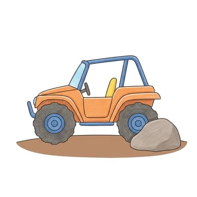 Buggy Desert Stop, colored example