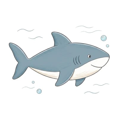 Big Shark Glide, colored example