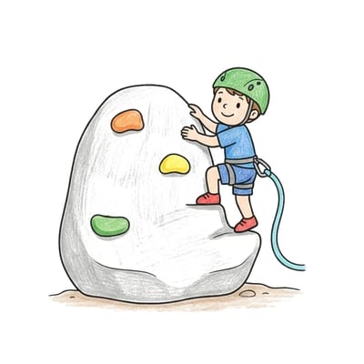 Low Boulder Climb, colored example
