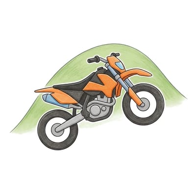 Hill Climb, colored example
