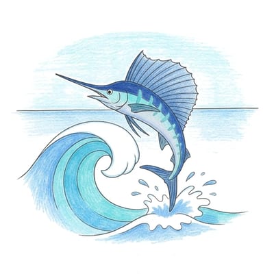 Sailfish Wave Dash, colored example