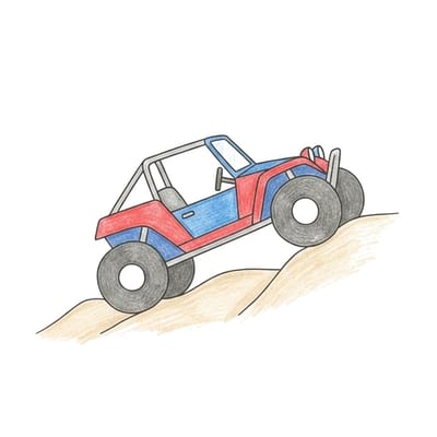 Buggy Sand Ridge, colored example