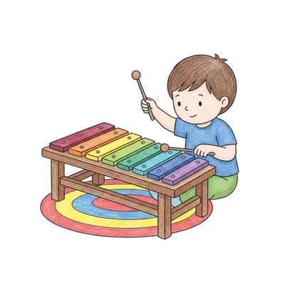 Xylophone Melody, colored example