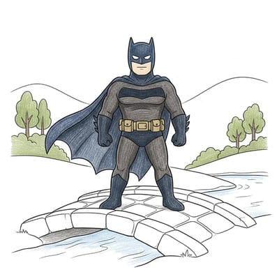 Cape Over Bridge, colored example
