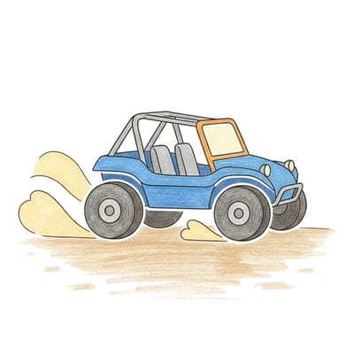 Buggy Sand Splash, colored example