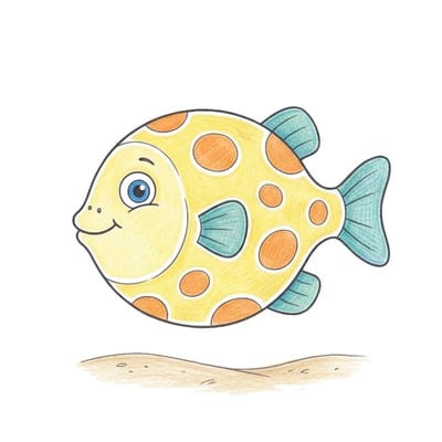Pufferfish Hover, colored example