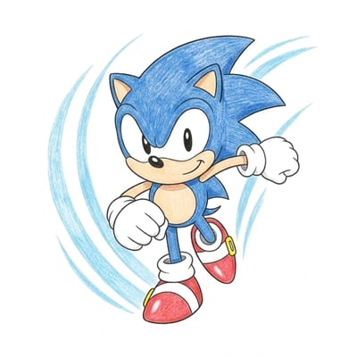 Sonic Speed Dash, colored example