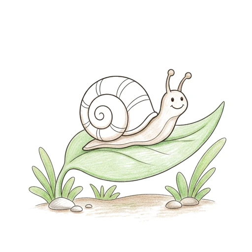 Snail Leaf Trail, colored example