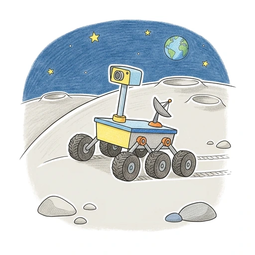 Moon Rover Ridge, colored example