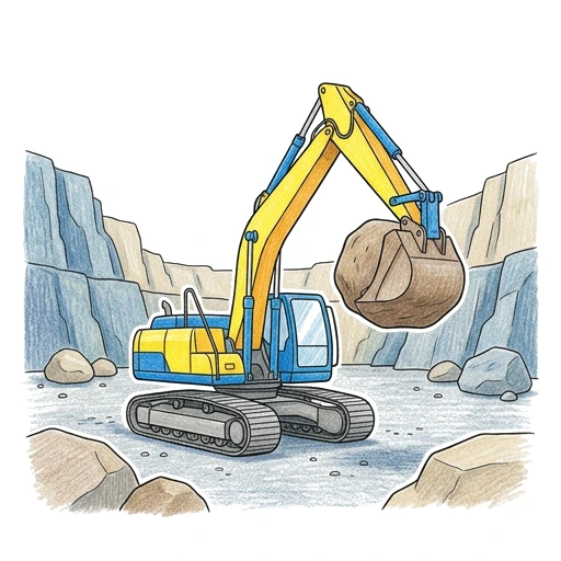 Quarry Boulder Scoop, colored example