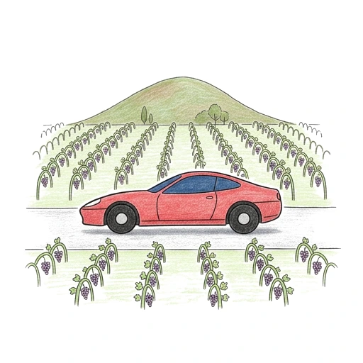 Ferrari Vineyard Lane, colored example