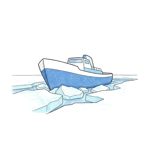 Icebreaker Passage, colored example