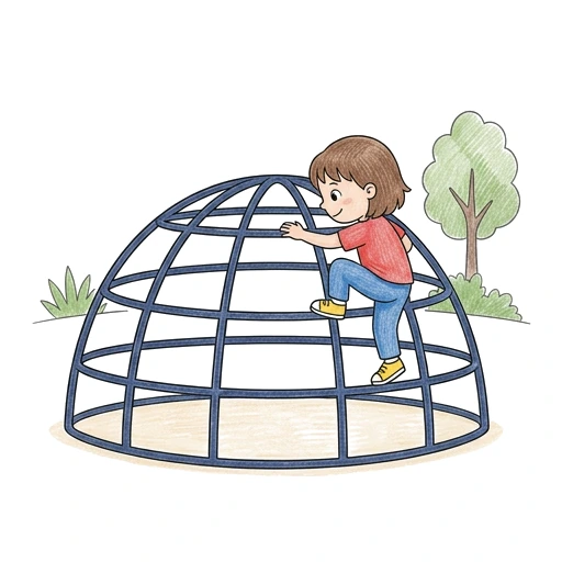 Climbing Dome, colored example