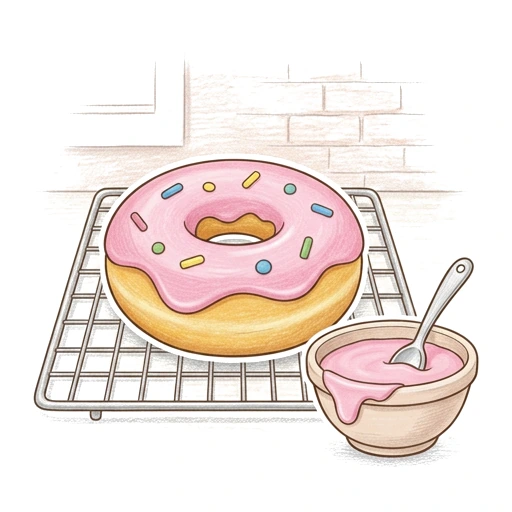 Donut Glazing Treat, colored example