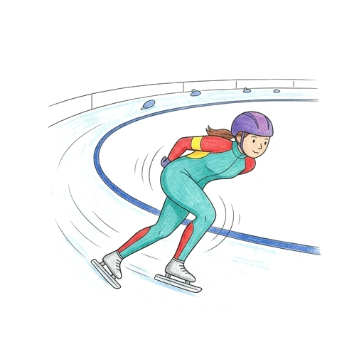 Speed Skater Curve, colored example