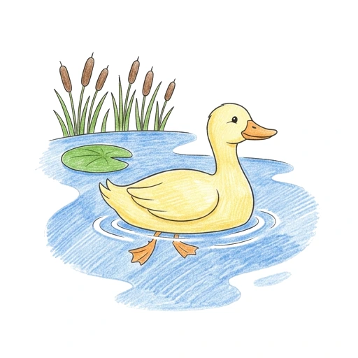 Duck Pond Paddle, colored example