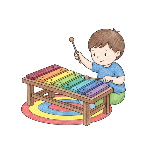 Xylophone Melody, colored example