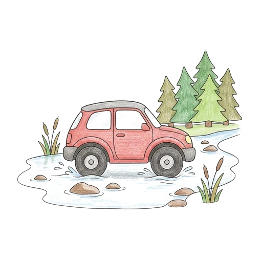 Forest Stream Rally, colored example