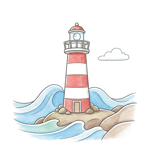 Lighthouse Beacon, colored example